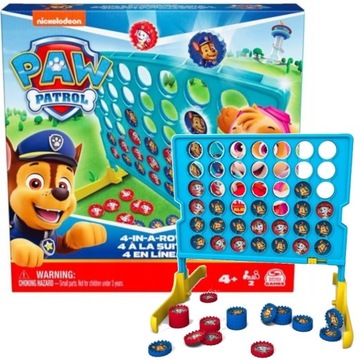 Psi Patrol Gra logiczna 4 w rzędzie Spin Master