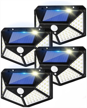 LAMPA SOLARNA Z CZUJNIKIEM RUCHU ZMIERZCHU 100 LED