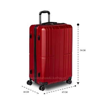 Большой дорожный чемодан из АБС-пластика с кодовым замком + грузик