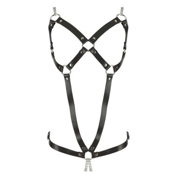 Leather Harness 2 Chains S-L