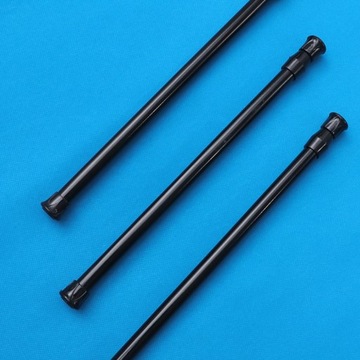 Регулируемая штанга для душа - многофункциональная, черная (1,3 см)