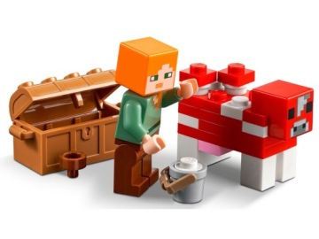 LEGO MINECRAFT ГРИБНЫЙ ДОМ 21179 ГРИБ 8+