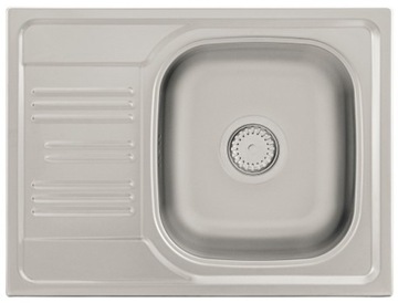 Zlewozmywak stalowy Kernau KSS C 455 1B1D Linen