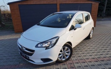 Opel Corsa E Hatchback 3d 1.2 Twinport 70KM 2019 Opel Corsa Bezwypadkowa Serwisowana 1-Wlasciciel Klimatyzacja Komputer Alu