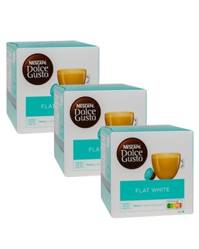 Kawa NESCAFE DOLCE GUSTO FLAT WHITE 3 x 16 szt