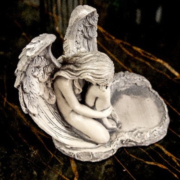 ГИПСОВОЕ УКРАШЕНИЕ ФИГУРКА АНГЕЛА НА МОГИЛУ ДЛЯ МОГИЛЫ
