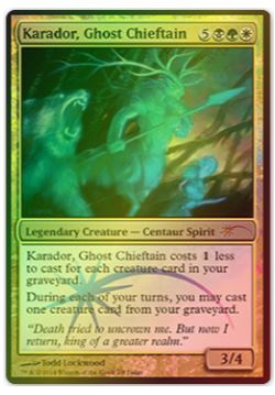 Karador, Ghost Chieftain FOIL Judge Rewards Promos B01