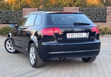 Audi A3 8P Hatchback 3d 1.4 TFSI 125KM 2010 Audi A3 Sportback 1.4B 125Ps Ledy Bixenon Klimatyzacja BEZWYPADKOWA 1 Wlas, zdjęcie 1