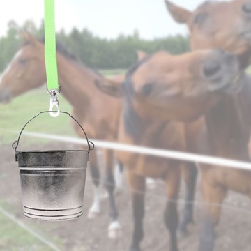 Регулируемый ремень для ведра для лошадей, износостойкий.