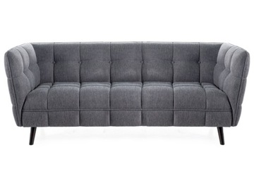 SOFA CASTELLO 3 BREGO CIEMNY SZARY 18 / WENGE