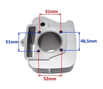 ЦИЛИНДР ПОРШЕНЬ КРЕСТОВОЙ MRF RFZ KXD 612 АЛЮМИНИЙ 125c