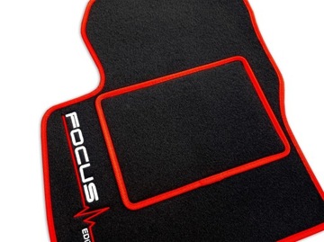 ВЕЛУРОВЫЕ КОВРИКИ FORD FOCUS MK2 (2004 - 2011) + ВЫШИВКА