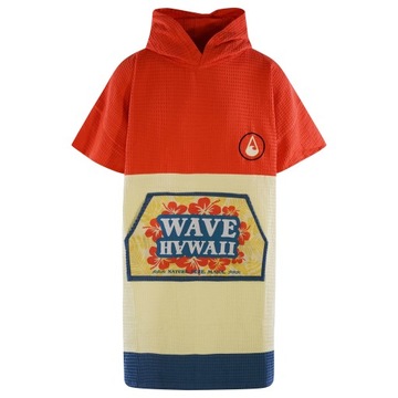 Хлопковое туристическое пончо Wailua Wave Hawaii L/XL