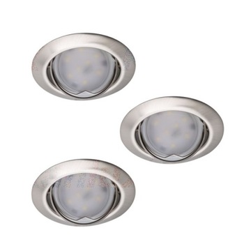 Zestaw 3xTRIBIS II O C/M +żarówka 4,9W 400lm WW