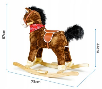 ПОЮЩАЯ ЛОШАДЬ-КАЧАЛКА, интерактивная ЛОШАДЬ-КАЧАЛКА, ДВИГАЕТ РТИ.