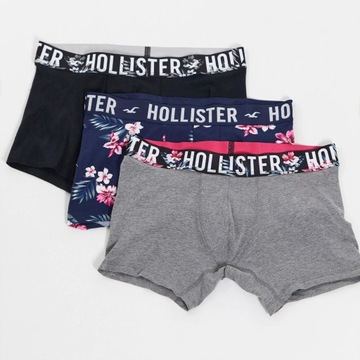 HOLLISTER by Abercrombie Bokserki Majtki 3 szt L