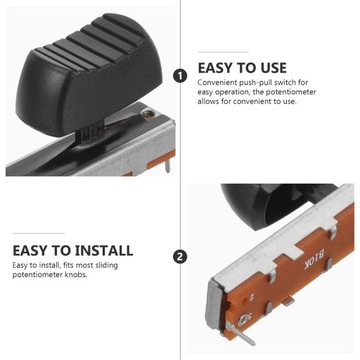 4 шт.Потенциометры ползунковые, потенциометры линейные
