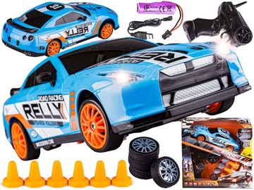 Samochód Do Drift Auto RC Drift 1:24 2,4 GHz 4WD Zdalnie Sterowane na PILOT