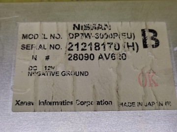 ДИСПЛЕЙ NISSAN PRIMERA P12 28090AV620