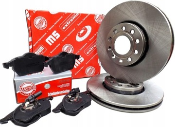 2x TARCZE Hamulcowe + 4x KLOCKI DO AUDI A4 B6 A6 C5 PASSAT B5 288mm