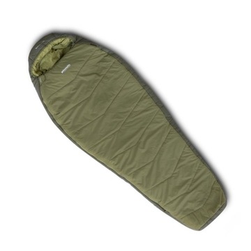 Śpiwór syntetyczny Pinguin TRAMP PFM khaki 195 lewy
