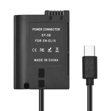 Andoer EN-EL15 Имитатор аккумулятора USB-C-переходник