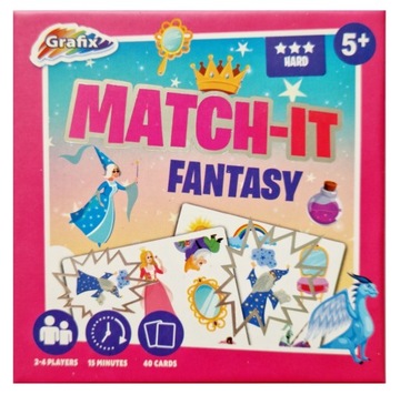 MATCH IT - GRA KARCIANA - WRÓŻKI FANTASY GRAFIX