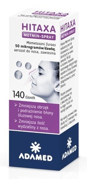Hitaxa Metmin-Spray 0,05mg/daw. 1 butelka po140 dawek