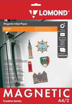 PAPIER FOTOGRAFICZNY MAGNETYCZNY A4 MATOWY 2 ark