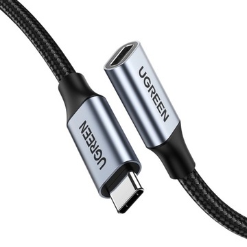 UGREEN KABEL PRZEDŁUŻACZ USB C 3.1 MĘSKI / ŻEŃSKI 10GB/S 1M JAKOŚĆ + RYSIK