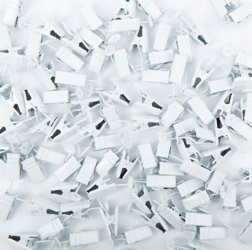 ŻABKI DO KARNISZA ŻABKA METALOWA Z MISKĄ BIAŁA 100