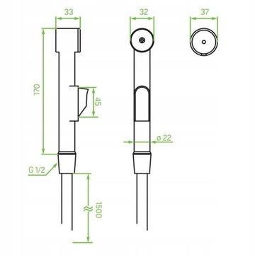 Комплект скрытого монтажа Bidetta + смеситель Hansgrohe Logis