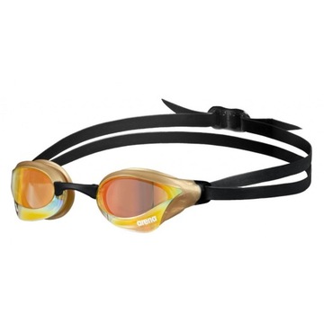 Okulary pływackie dla dorosłych Arena Cobra Core Swipe Mirror Cooper Gold