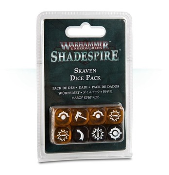 Games Workshop Warhammer Shadespire Skaven Dice Pack, kości