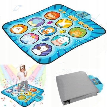 МУЗЫКАЛЬНЫЙ ТАНЦЕВАЛЬНЫЙ КОВРИК ПИАНО ТАНЦЕВАЛЬНАЯ ИГРА ТАНЦЕВАЛЬНЫЙ КОВРИК ДЛЯ ДЕТЕЙ