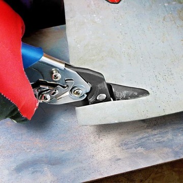 S&R Nożyce ręczne do blachy prawe cięcie 1,8 mm IDEAL 260 mm Cr-Mo