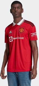 Koszulka piłkarska adidas Manchester United 22/23 Home Jersey L Czerwona