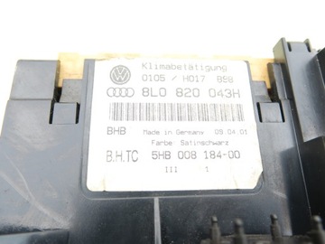 AUDI A3 8L FACELIFT PANEL VENTILACE KLIMATIZACE 8L0820043H