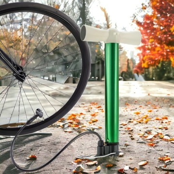 POMPKA ROWEROWA do roweru NOŻNA z wężykiem mała ręczna wężyk stacjonarna