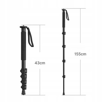 Алюминиевый штатив-монопод для камеры DSLR камеры 43-155 см 1/4 3/8 дюйма