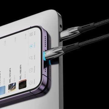 КАБЕЛЬ BASEUS FAST USB-C/USB-C ПРОЧНЫЙ КАБЕЛЬ ДЛЯ НОУТБУКА И ТЕЛЕФОНА 100 Вт 2 м