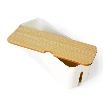 Organizer kablowy Interlook JB2389-S biały