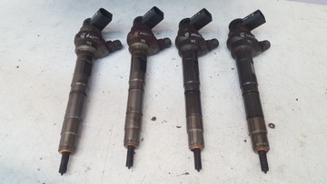 AUDI VW VSTŘIKOVAČE KOMPLET 2.0 TDI COMMON RAIL CR 03L130277J CFFB CFGB