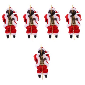 РОЖДЕСТВЕНСКАЯ ЭЛЕКТРИЧЕСКАЯ ИГРУШКА САНТА-КЛАУС ВЗЛЕЗИТ НА ЛОШАДЬ ЛОШАДЬ