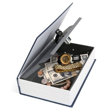 Книжный Сейф Скрытая Коробка Металлическая Шкатулка Для Хранения Ключей Деньги
