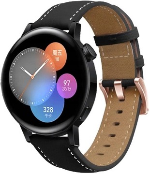 PASEK SKÓRZANY DO ZEGARKA HUAWEI WATCH GT 4 41MM CLASSIC ELITE 18MM |KOLORY