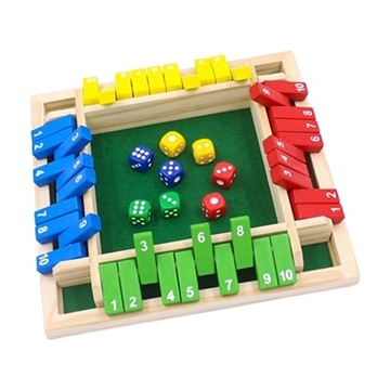Zestaw gier w kości Shut The Box Stabilny, wi