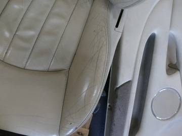 JAGUAR X-TYPE KOMBI SEDADLO SEDADLA BOK BOKY POHOVKA SVĚTLÝ KŮŽE EVROPA