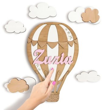 LAMPKA NOCNA LED BALON POWIETRZNY Baterie DOTYKOWA
