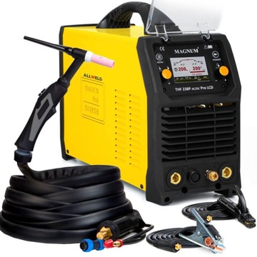SPAWARKA INWERTOROWA INWERTER MAGNUM THF 238 PRO LCD TIG HF MMA AC/DC 200A